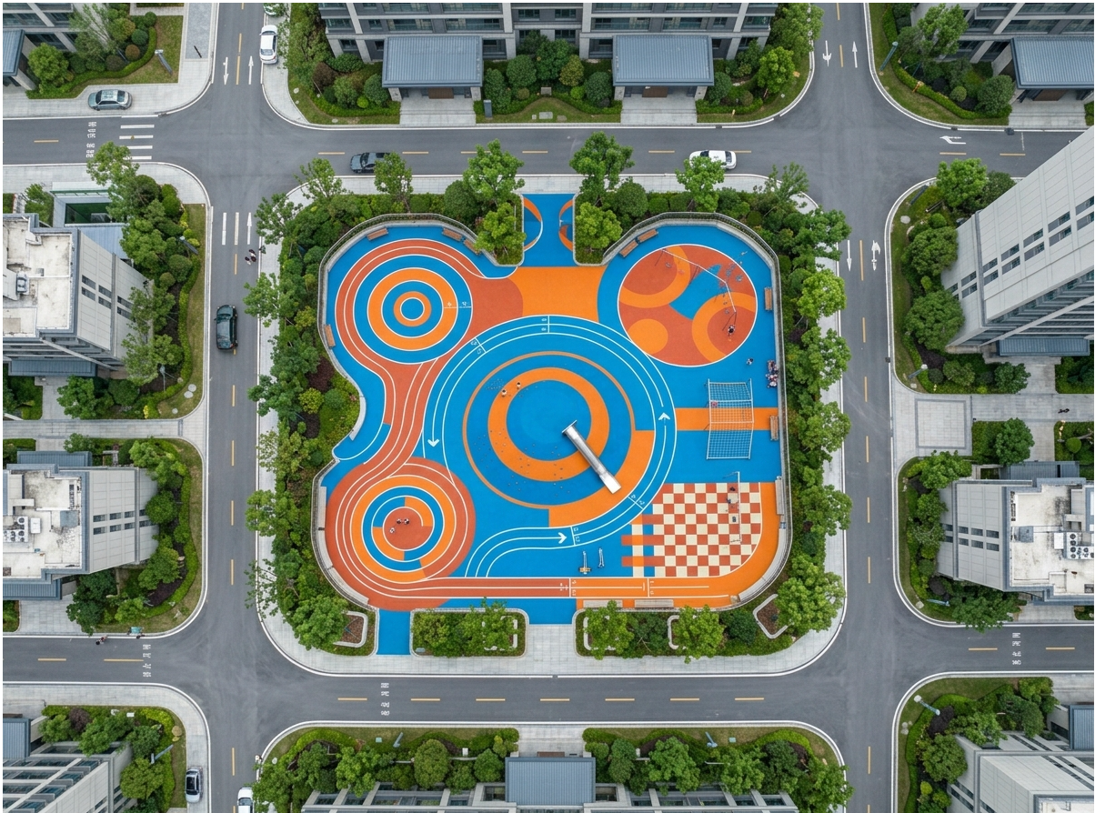 滨州市混合型塑胶跑道EPDM塑胶跑道 - 价格